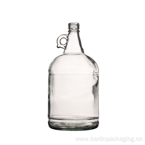 Clear Glass Growlers with Handle